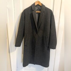 Madewell single button oversized coat
